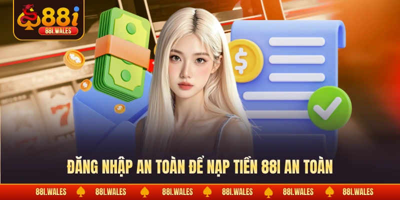 Nạp Tiền 88I 1 Đăng nhập an toàn để nạp tiền 88I an toàn